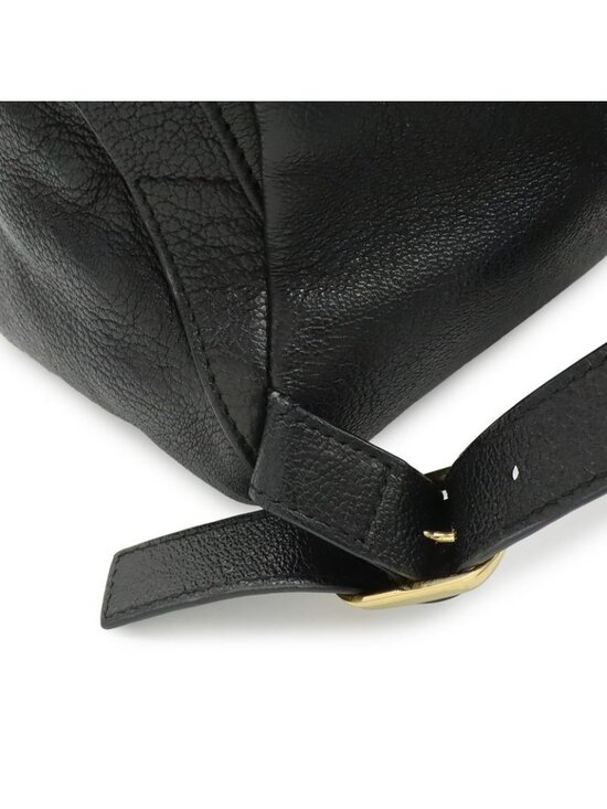 Balenciaga City Backpack Leather Black Gold Mirror main image 5